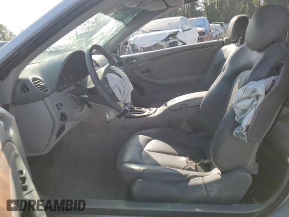 2005 Mercedes-Benz CLK 500 with VIN WDBTK75G15T034331, listed as a Copart auction lot 72636504 with Not Provided miles and Salvage Title. Bid and sale history available at DreamBid. Image 7.