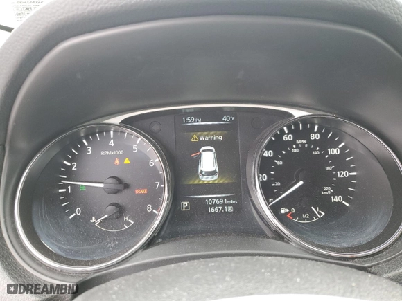2014 Nissan Rogue SV with VIN 5N1AT2MV6EC769665, listed as a Copart auction lot 51412315 with 107,691 mi miles and Salvage Title. Bid and sale history available at carsss.com. Image 9.
