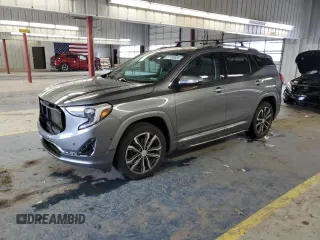2020 GMC Terrain Denali with VIN 3GKALXEX1LL258839, listed as a Copart auction lot 57198485 with 83,608 mi miles and Salvage title. Bid and sale history available at DreamBid. Image 1.