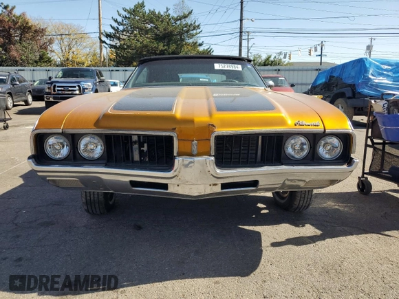 1969 Oldsmobile Cutlass with VIN 336679M390903, listed as a Copart auction lot 75278984 with Not Provided miles and Clean Title. Bid and sale history available at DreamBid. Image 5.