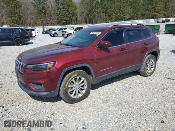 2019 Jeep Cherokee Latitude with VIN 1C4PJMCB5KD244917, listed as a Copart auction lot 51014925 with 90,127 mi miles and Salvage Title. Bid and sale history available at carsss.com. Image 1.
