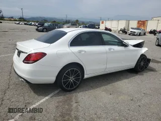 2021 Mercedes-Benz C 300 with VIN W1KWF8DB0MR620874, listed as a Copart auction lot 53074255 with 46,832 mi miles and Salvage title. Bid and sale history available at DreamBid. Image 3.