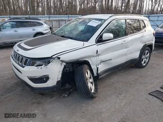 2018 Jeep Compass Latitude with VIN 3C4NJCBB2JT108465, listed as a IAAI auction lot 41833695 with 162,983 mi miles. Bid and sale history available at carsss.com. Image 2.