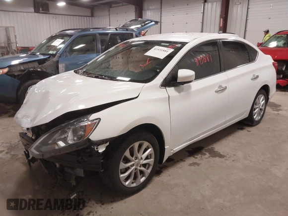 2019 Nissan Sentra SV with VIN 3N1AB7AP8KY213776, listed as a IAAI auction lot 41931881 with 50,688 mi miles and . Bid and sale history available at DreamBid. Image 17.