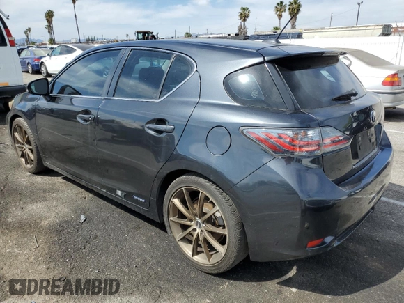 2011 Lexus CT 200h with VIN JTHKD5BH5B2035541, listed as a Copart auction lot 48056285 with 183,624 mi miles and Salvage Title. Bid and sale history available at DreamBid. Image 2.