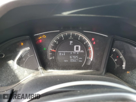 2018 Honda Civic Sedan LX with VIN 2HGFC2F57JH564095, listed as a Copart auction lot 48989425 with 167,925 mi miles and Salvage Title. Bid and sale history available at carsss.com. Image 9.
