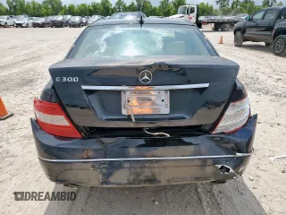 2009 Mercedes-Benz C 300 Sport with VIN WDDGF54X79F266942, listed as a Copart auction lot 61932745 with 190,447 mi miles and Salvage title. Bid and sale history available at DreamBid. Image 6.