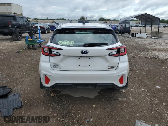 2024 Subaru Impreza RS with VIN JF1GUHHC0R8350698, listed as a Copart auction lot 69672104 with 1,805 mi miles and Salvage Title. Bid and sale history available at carsss.com. Image 6.