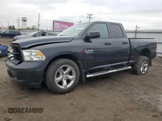 2016 Ram 1500 Tradesman z VIN 1C6RR7FM3GS265131, wystawiony jako Copart lot #81773614 z przebiegiem 108 667 mil mil oraz Szkoda całkowita • Salvage title. Historia ofert i sprzedaży dostępna na DreamBid. Obrazek 1.