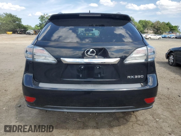 2011 Lexus RX 350 with VIN 2T2BK1BAXBC120701, listed as a Copart auction lot 61620355 with 102,365 mi miles and Clean title. Bid and sale history available at DreamBid. Image 6.