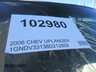 2006 Chevrolet Uplander LT w/1LT with VIN 1GNDV33136D212859, listed as a Copart auction lot 49563171 with 0 mi miles and Salvage Title. Bid and sale history available at carsss.com. Image 8.