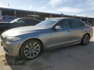 2011 BMW 5 Series 535i with VIN WBAFR7C52BC602347, listed as a Copart auction lot 53147525 with 168,642 mi miles and Salvage Title. Bid and sale history available at carsss.com. Image 1.