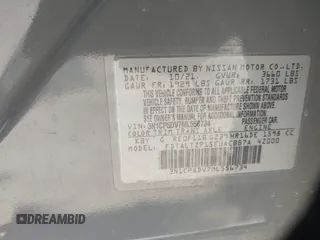 2021 Nissan Kicks SR z VIN 3N1CP5DV7ML556734, wystawiony jako IAAI lot #41652580 z przebiegiem 52 042 mil mil oraz . Historia ofert i sprzedaży dostępna na DreamBid. Obrazek 9.