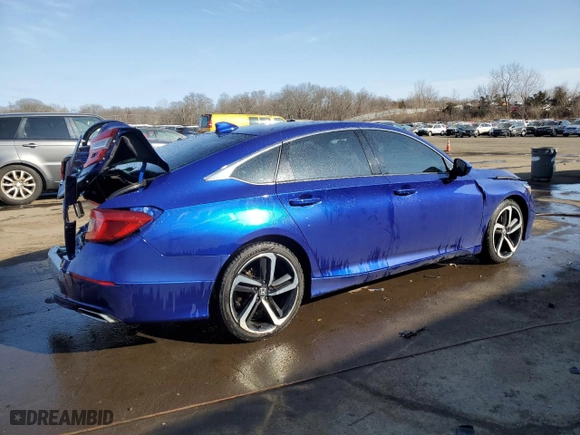2020 Honda Accord Sedan Sport with VIN 1HGCV1F32LA057290, listed as a Copart auction lot 49222925 with 103,986 mi miles and Salvage Title. Bid and sale history available at carsss.com. Image 3.