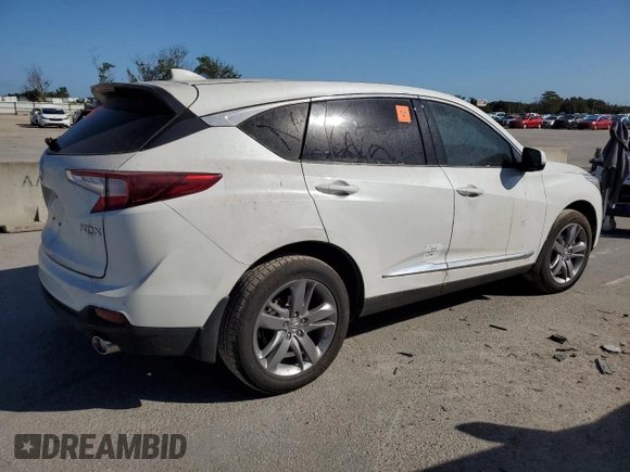 2021 Acura RDX w/Advance Package with VIN 5J8TC1H79ML014531, listed as a Copart auction lot 77648464 with 0 mi miles and Salvage Title. Bid and sale history available at carsss.com. Image 3.