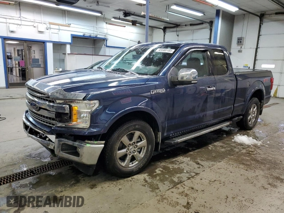 2020 Ford F-150 XL with VIN 1FTFX1E5XLKE65264, listed as a Copart auction lot 45580185 with 9,889 mi miles and Salvage Title. Bid and sale history available at carsss.com. Image 1.
