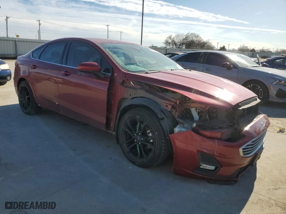 2019 Ford Fusion SE with VIN 3FA6P0HD5KR275210, listed as a Copart auction lot 46042545 with 85,387 mi miles and Salvage Title. Bid and sale history available at carsss.com. Image 4.