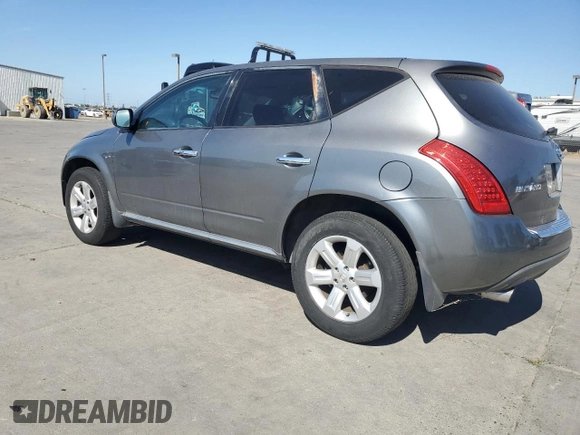 2006 Nissan Murano SL с VIN JN8AZ08T16W422166, выставлен на аукционе Copart как лот 56420595 с пробегом 148 646 миль миль и Списание • Salvage title. История ставок и продаж доступна на DreamBid. Изображение 2.