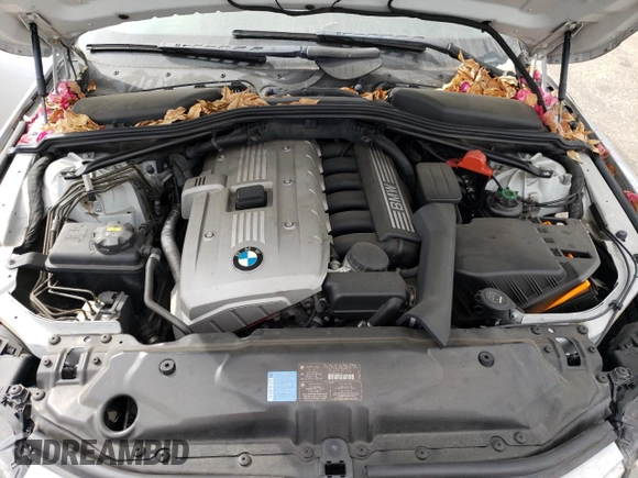 2006 BMW 5 Series 530xi with VIN WBANN73506CN00980, listed as a Copart auction lot 76089104 with 62,515 mi miles and Salvage Title. Bid and sale history available at DreamBid. Image 11.