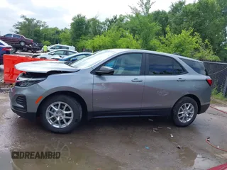 2024 Chevrolet Equinox LS with VIN 3GNAXHEG2RL145066, listed as a IAAI auction lot 42438745 with 12,367 mi miles and . Bid and sale history available at DreamBid. Image 14.