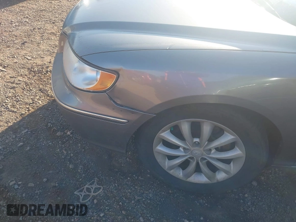 2006 Hyundai Azera SE with VIN KMHFC46F96A081955, listed as a IAAI auction lot 41821224 with 160,449 mi miles and . Bid and sale history available at DreamBid. Image 6.