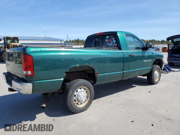 2004 Dodge Ram 2500 SLT with VIN 3D7KU26D24G156910, listed as a Copart auction lot 53980785 with 70,209 mi miles and Clean Title. Bid and sale history available at carsss.com. Image 3.