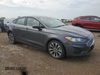 2020 Ford Fusion SE with VIN 3FA6P0T90LR247593, listed as a Copart auction lot 59741115 with 155,658 mi miles and Salvage title. Bid and sale history available at DreamBid. Image 4.