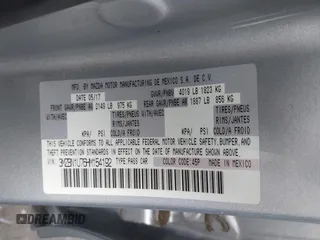 2017 Mazda 3 Sport with VIN 3MZBN1U76HM154192, listed as a IAAI auction lot 42160557 with 71,537 mi miles and . Bid and sale history available at DreamBid. Image 9.
