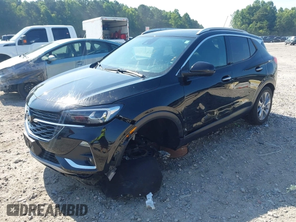 2023 Buick Encore GX Essence with VIN KL4MMFSL4PB075096, listed as a IAAI auction lot 42557102 with 28,826 mi miles and . Bid and sale history available at DreamBid. Image 2.