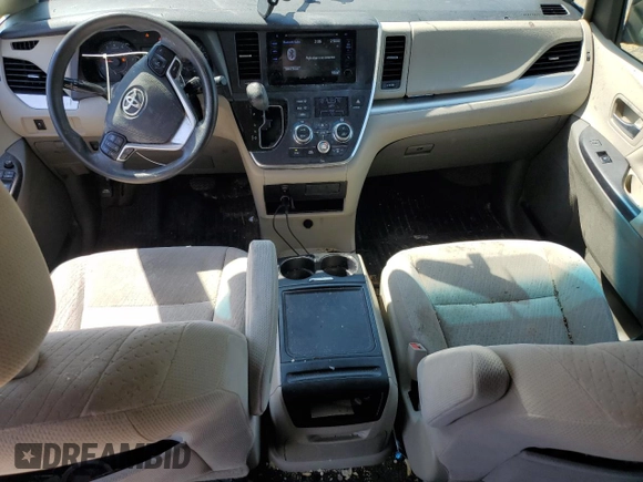 2017 Toyota Sienna LE Auto Access Seat with VIN 5TDKZ3DC7HS791480, listed as a Copart auction lot 68113304 with 130,258 mi miles and Salvage Title. Bid and sale history available at carsss.com. Image 8.