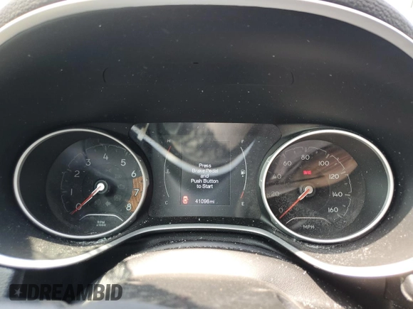 2019 Jeep Compass Latitude with VIN 3C4NJDBB3KT646082, listed as a Copart auction lot 60511205 with 41,096 mi miles and Salvage title. Bid and sale history available at DreamBid. Image 9.