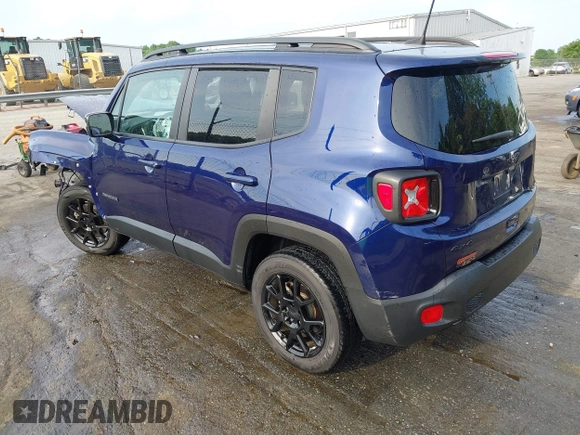 2020 Jeep Renegade Latitude with VIN ZACNJBBB1LPL35342, listed as a IAAI auction lot 42146630 with 40,669 mi miles and . Bid and sale history available at DreamBid. Image 3.