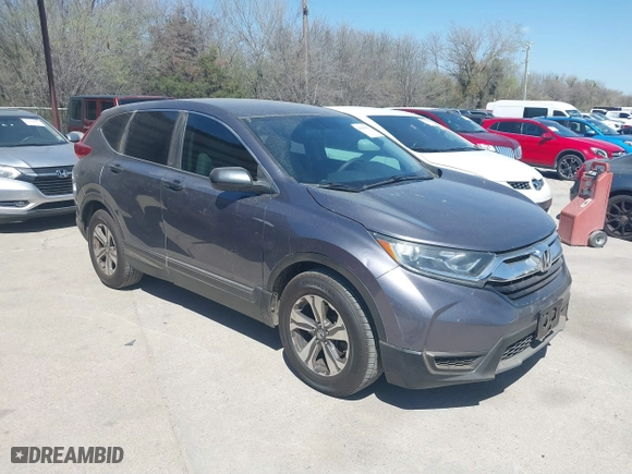 2017 Honda CR-V LX with VIN 7FARW5H33HE014039, listed as a IAAI auction lot 41830031 with 85,730 mi miles. Bid and sale history available at carsss.com. Image 1.