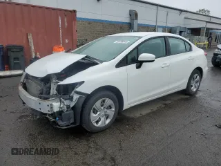 2014 Honda Civic LX z VIN 2HGFB2F53EH513735, wystawiony jako Copart lot #58789545 z przebiegiem 97 080 mil mil oraz Szkoda całkowita • Salvage title. Historia ofert i sprzedaży dostępna na DreamBid. Obrazek 1.