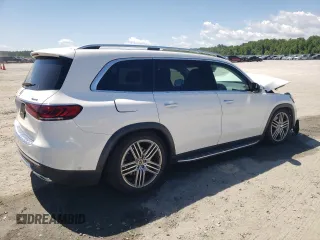 2020 Mercedes-Benz GLS 450 with VIN 4JGFF5KE0LA205603, listed as a Copart auction lot 58381444 with 66,038 mi miles and Salvage Title. Bid and sale history available at DreamBid. Image 3.