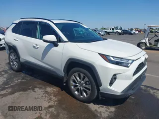 2022 Toyota RAV4 XLE Premium with VIN 2T3A1RFV5NW254749, listed as a IAAI auction lot 42458461 with 46,971 mi miles and . Bid and sale history available at DreamBid. Image 1.