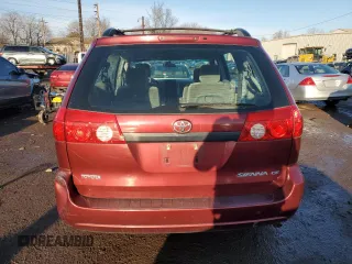 2008 Toyota Sienna with VIN 5TDZK23C68S214020, listed as a Copart auction lot 43402205 with Not Provided miles and Salvage Title. Bid and sale history available at DreamBid. Image 6.