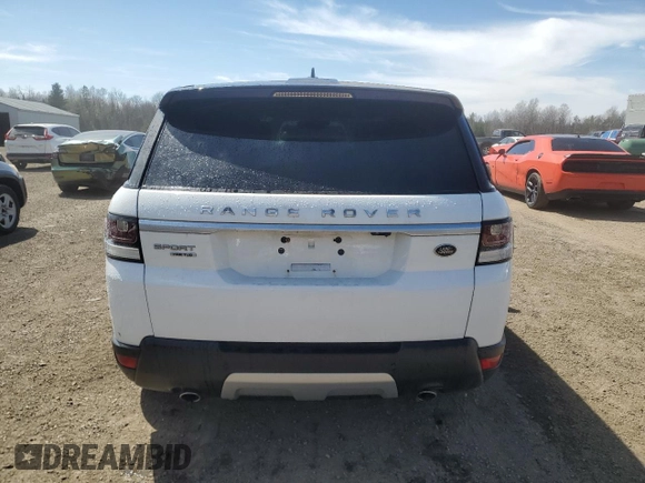 2016 Land Rover Range Rover Sport HSE with VIN SALWR2KF2GA115645, listed as a Copart auction lot 54684525 with 167,741 mi miles and Clean Title. Bid and sale history available at DreamBid. Image 6.