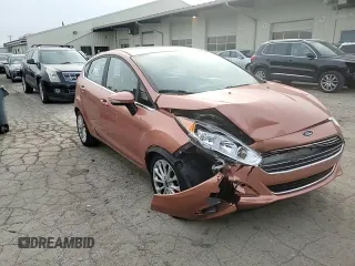 2017 Ford Fiesta Titanium with VIN 3FADP4FJ8HM164132, listed as a Copart auction lot 82577424 with 63,686 mi miles and Salvage Title. Bid and sale history available at DreamBid. Image 11.