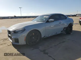 2024 BMW M2 with VIN 3MF13DM07R8E65811, listed as a Copart auction lot 45669095 with 8,952 mi miles and Salvage Title. Bid and sale history available at carsss.com. Image 1.