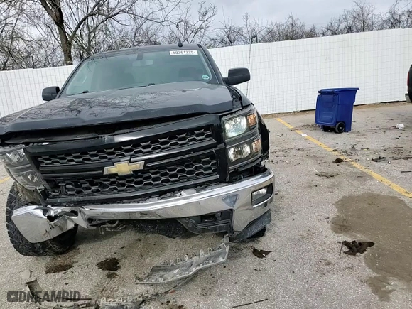 2015 Chevrolet Silverado 1500 LT with VIN 3GCUKREC6FG514880, listed as a Copart auction lot 50261225 with 121,340 mi miles and Salvage Title. Bid and sale history available at carsss.com. Image 10.