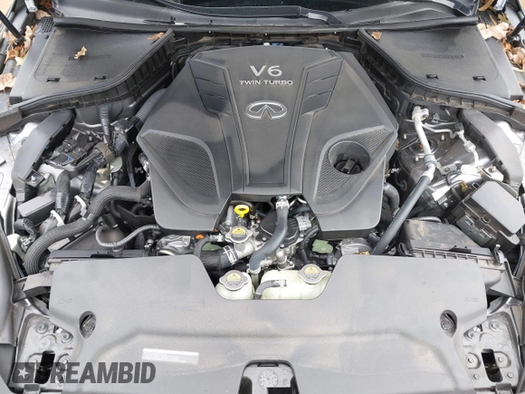 2023 Infiniti Q50 Luxe with VIN JN1EV7BP3PM511881, listed as a IAAI auction lot 41217294 with 18,620 mi miles and . Bid and sale history available at DreamBid. Image 10.