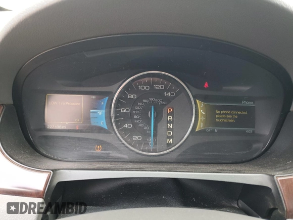 2011 Ford Edge Limited with VIN 2FMDK3KC8BBA89639, listed as a Copart auction lot 50444344 with 227,136 mi miles and Salvage Title. Bid and sale history available at carsss.com. Image 9.