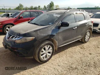 2012 Nissan Murano S with VIN JN8AZ1MU4CW111301, listed as a Copart auction lot 71676304 with 177,210 mi miles and Salvage Title. Bid and sale history available at carsss.com. Image 1.