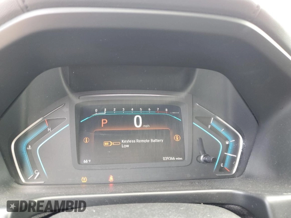 2021 Honda Odyssey EX-L with VIN 5FNRL6H74MB010119, listed as a Copart auction lot 52353355 with 39,366 mi miles and Salvage Title. Bid and sale history available at DreamBid. Image 9.