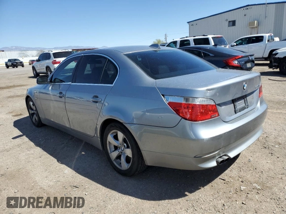 2006 BMW 5 Series 530i with VIN WBANE735X6CM34146, listed as a Copart auction lot 49740535 with 121,958 mi miles and Salvage Title. Bid and sale history available at carsss.com. Image 2.