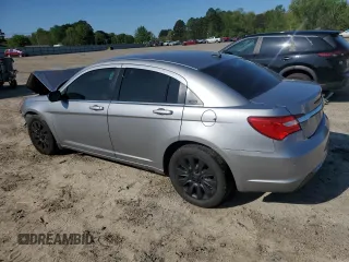 2014 Chrysler 200 LX with VIN 1C3CCBAB0EN124638, listed as a Copart auction lot 52095355 with 163,162 mi miles and Salvage Title. Bid and sale history available at carsss.com. Image 2.