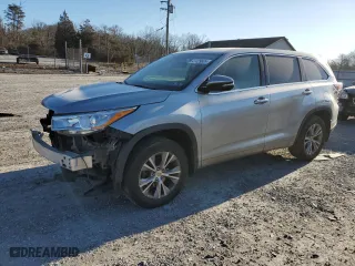 2015 Toyota Highlander LE with VIN 5TDBKRFH6FS107399, listed as a Copart auction lot 41429685 with 143,851 mi miles and Salvage Title. Bid and sale history available at carsss.com. Image 1.