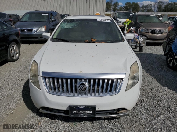 2010 Mercury Milan Premier with VIN 3MEHM0CG7AR613040, listed as a Copart auction lot 76259214 with 147,868 mi miles and Salvage Title. Bid and sale history available at carsss.com. Image 5.