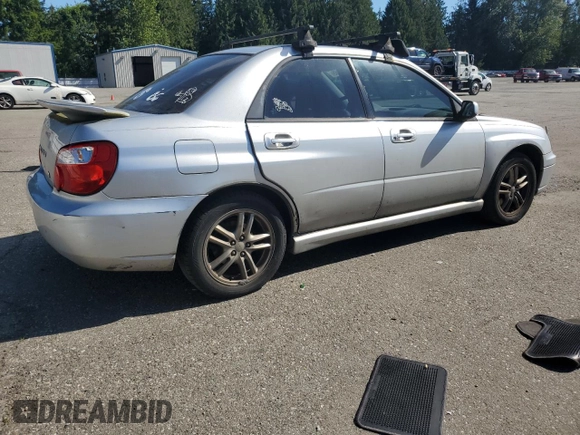 2005 Subaru Impreza WRX с VIN JF1GD29665G510153, выставлен на аукционе Copart как лот 58356965 с пробегом 195 665 миль миль и Списание • Salvage title. История ставок и продаж доступна на DreamBid. Изображение 3.